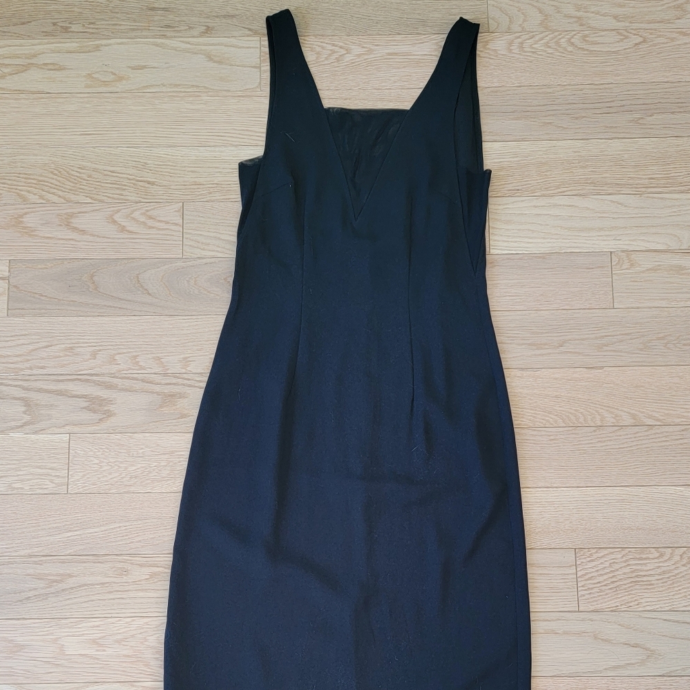 Midi dress with lace details